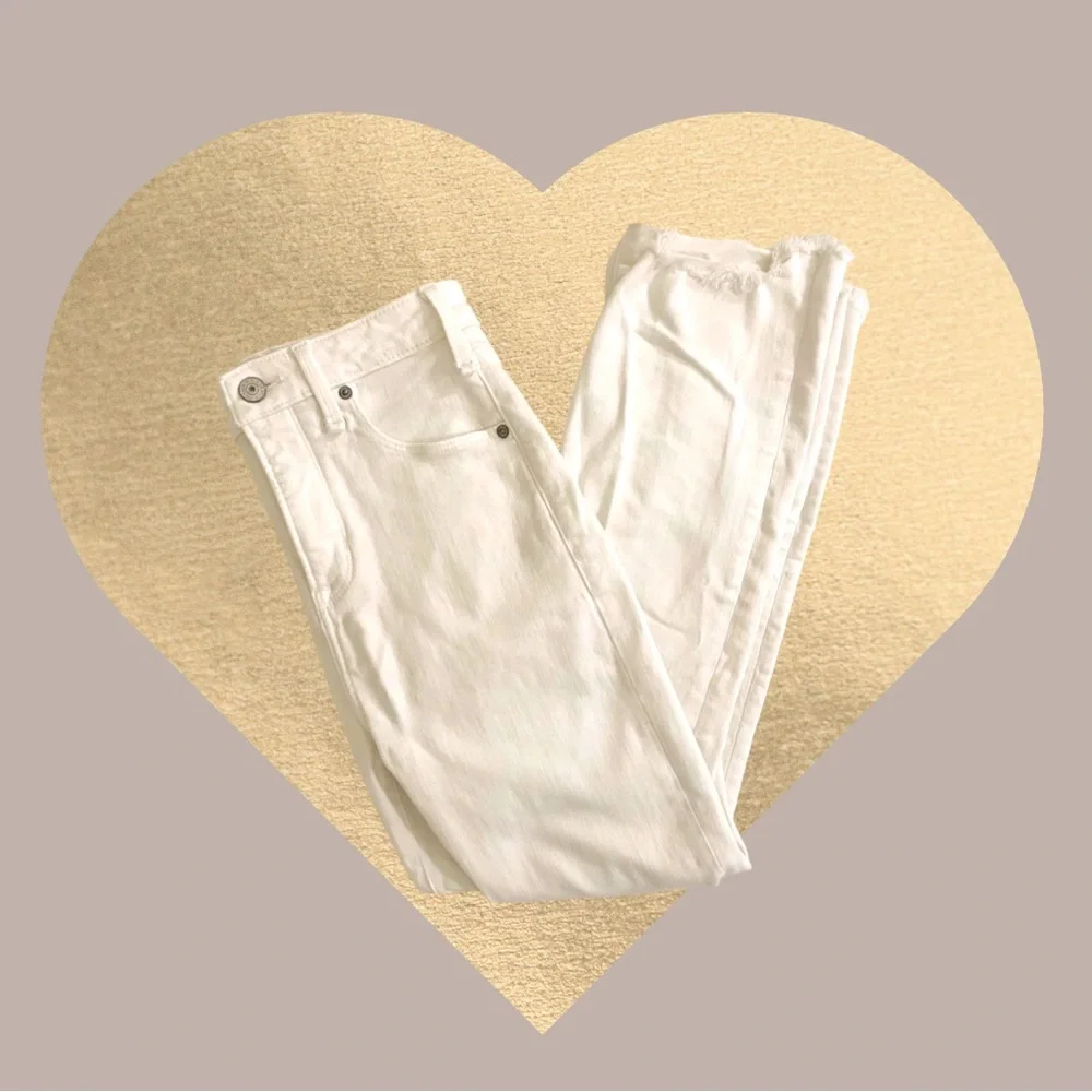 Abercrombie High Rise Flare Ankle‎ Jeans 25/0s